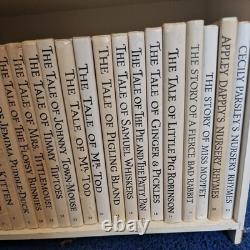 Rare Beatrix Potter Peter Rabbit's Book Shelf 23 Book Set