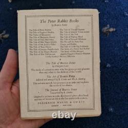 Rare Beatrix Potter Peter Rabbit's Book Shelf 23 Book Set
