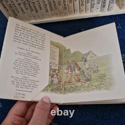 Rare Beatrix Potter Peter Rabbit's Book Shelf 23 Book Set