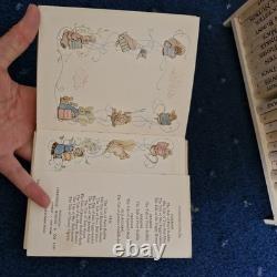 Rare Beatrix Potter Peter Rabbit's Book Shelf 23 Book Set