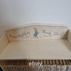 Rare Beatrix Potter Peter Rabbit's Book Shelf 23 Book Set