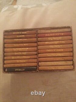 Rare Miniature Set Of William Shakespeare Plays 20 volumes