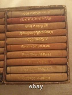 Rare Miniature Set Of William Shakespeare Plays 20 volumes