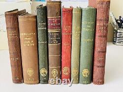 Rare SET OF 8 ANTIQUE BOOKS / ROYAL STATISTICAL SOCIETY COLLECTION See Details