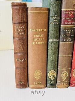 Rare SET OF 8 ANTIQUE BOOKS / ROYAL STATISTICAL SOCIETY COLLECTION See Details