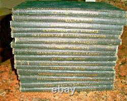 Rare Set Lot of 15 Sewing books Womans Institute of Domestic Arts and Sciences