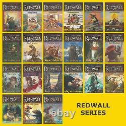 Redwall Series Set Collection Vols. 1-22 Books by Brian Jacques LARGE PAPERBACK