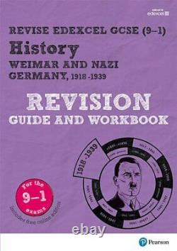 Revise Edexcel GCSE (9-1) History Weimar And Nazi Germany 3 Books Collection Set