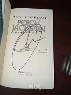 Rick Riordan Percy Jackson Collection Set Complete Signed Autographed 25 Books