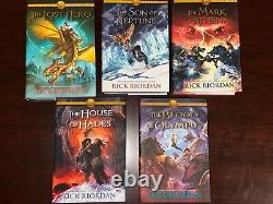 Rick Riordan Percy Jackson Collection Set Complete Signed Autographed 25 Books