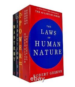 Robert Greene Collection 4 Books Set Art of Seduction, Laws of Human Nature NEW