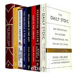 Ryan Holiday Collection 8 Books Set Daily Stoic Journal, Daily Dad, Daily Stoic