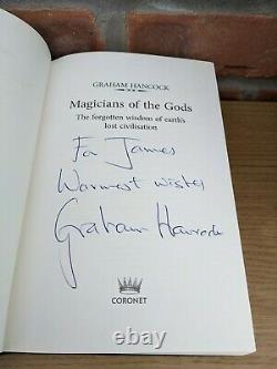 SIGNED Graham Hancock Collection 6 Books Set Magicians, Fingerprints, Sign Seal