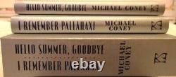 SIGNED Hello Summer, Goodbye/I Remember Pallahaxi Slipcased by Michael Coney