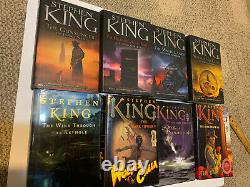 STEPHEN KING DARK TOWER NOVEL BOOK HARDCOVER lot set collection I II III IV +++