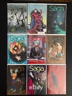 Saga #1-54 First Prints Comic Book Run Image Comics Staples Vaughan