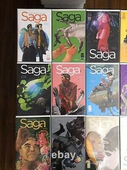 Saga #1-54 First Prints Comic Book Run Image Comics Staples Vaughan