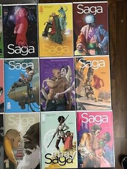 Saga #1-54 First Prints Comic Book Run Image Comics Staples Vaughan