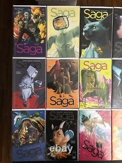 Saga #1-54 First Prints Comic Book Run Image Comics Staples Vaughan