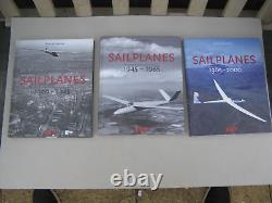 Sailplanes Book Collection 3 Volume Set 1920/2000 By Matthew Simons Vgc