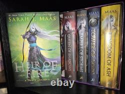Sarah J Maas Throne of Glass Hardback Set OOP Collection
