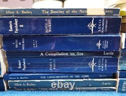 Set 22 Alice A. Bailey Spiritual Paperback Books Collection Occult Esoteric