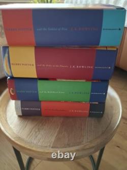 Set Of 4 First Edition Harry Potter Books 2 Rare with Errors by J. K. Rowling
