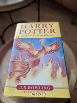 Set Of 4 First Edition Harry Potter Books 2 Rare with Errors by J. K. Rowling