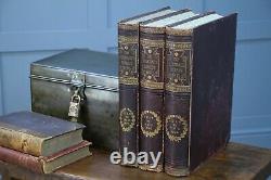 Set of 3 Antique Victorian Books The Illustrated London News 1877-1898-1899 Book
