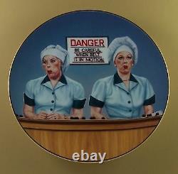 Set of 8 THE OFFICIAL I LOVE LUCY PLATE COLLECTION +COA + Free Book TV Show