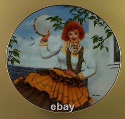 Set of 8 THE OFFICIAL I LOVE LUCY PLATE COLLECTION +COA + Free Book TV Show