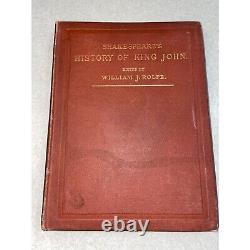 Shakespeare's Works Collection by William J Rolfe Set of 27 Antique Books 1800's