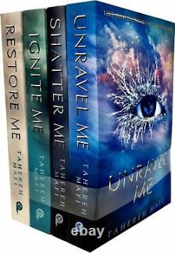 Shatter Me Series Tahereh Mafi 4 Book Collection Set Restore Ignite Unravel NEW