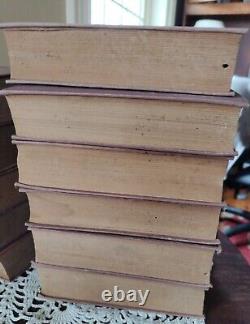 Sir Walter Scott Antique Book Set (11) Mershon 1829, 1830, 1831 Ivanhoe