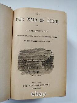 Sir Walter Scott Antique Book Set (11) Mershon 1829, 1830, 1831 Ivanhoe