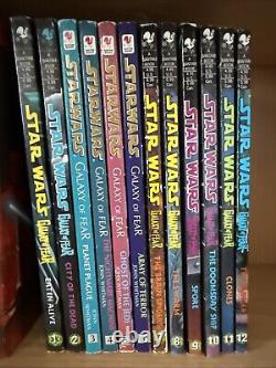 Star Wars Galaxy Of Fear Book Lot Complete Set 1-12 John Whitman