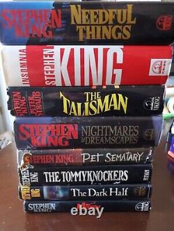 Stephen King 1st Edition Original Print RARE Collection (8 Book Set)