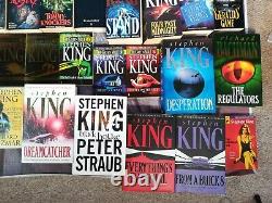 Stephen King COMPLETE Set Of 65 Different Books All His Fiction And Non Fiction