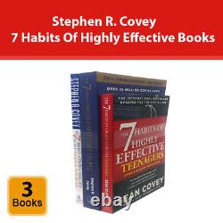 Stephen R. Covey collection 3 books set 7 Habits of Highly Effective People NEW