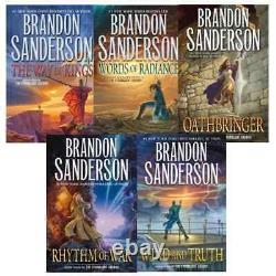 Stormlight Archive 5 HARDCOVER COMPLETE SERIES SET COLLECTION Brandon Sanderson