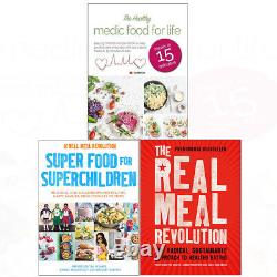 Super Food for Superchildren Cookbook Low-Sugar Recipes 3 Books Collection Set