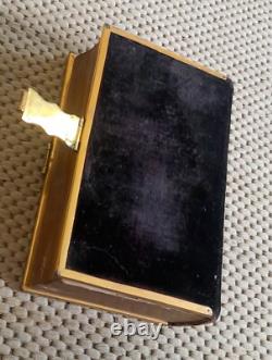 Superb Set Of Antique Velvet Holy Bible & Prayer Book, Fine Brass Bindings