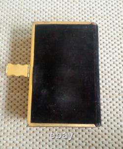 Superb Set Of Antique Velvet Holy Bible & Prayer Book, Fine Brass Bindings
