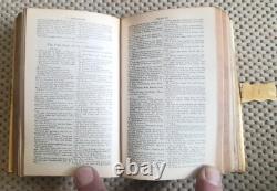 Superb Set Of Antique Velvet Holy Bible & Prayer Book, Fine Brass Bindings