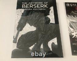 THE ARTWORK OF BERSERK Exhibition Limited Official Illustration Book & Flyer set