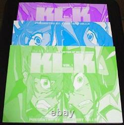 THE ART OF KLK Vol. 1-3 Complete Set Kill la Kill Design art Book CEMETERY HILLS