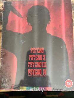 THE PSYCHO COLLECTION - Arrow OOP Limited Edition Blu-Ray Box Set + Book