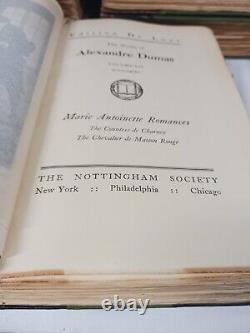 THE WORKS OF DUMAS 12 BOOK SET EDITION DE LUXE 1900 Monte Cristo, The 3 Muskete