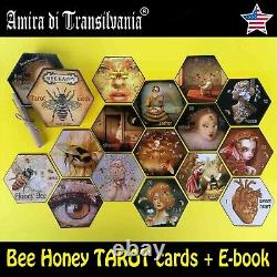 Tarot card cards deck honey bee oracle guide book maior minor arcana vintage set
