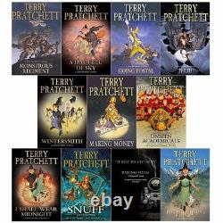 Terry pratchett Discworld novels Series 7 & 8 11 Books Collection Set NEW